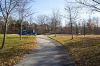 Ground-level view of Bonita Park