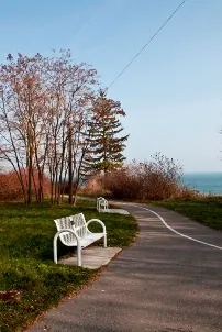 Ground-level view of Cliffview Park