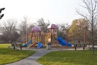 Ground-level view of Douglas Park