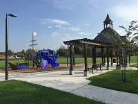 Ground-level view of Frenchman's Bay Rate Payers Memorial Park