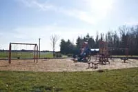 Ground-level view of S.M. Woodsmere Park