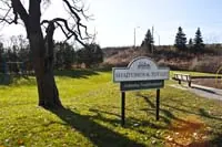 Ground-level view of Shadybrook Tot Lot