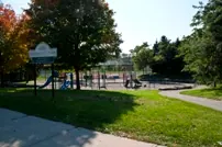 Ground-level view of Southcott Park