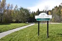 Ground-level view of Summer Park