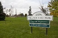 Ground-level view of Village East Park